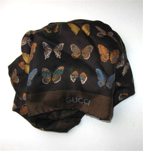 gucci butterfly scarf|gucci scarf women sale.